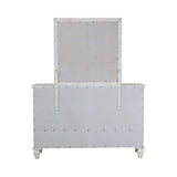 Sandy Beach Rectangular Mirror White - Ella Furniture