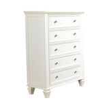 Sandy Beach Rectangular Mirror White - Ella Furniture