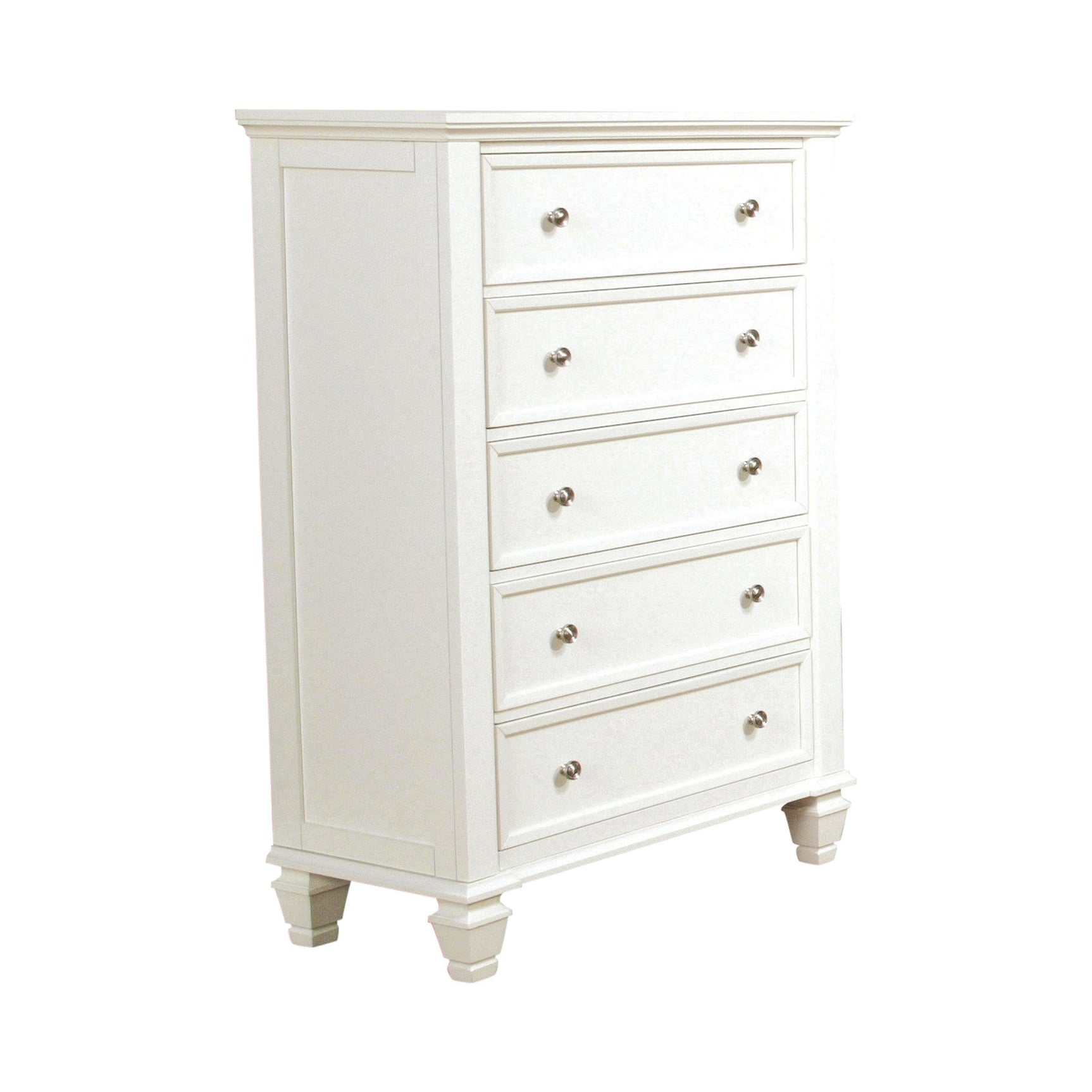Sandy Beach Rectangular Mirror White - Ella Furniture