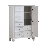 Sandy Beach 11-Drawer Rectangular Dresser White - Ella Furniture