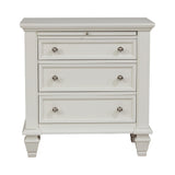 Sandy Beach Eastern King Storage Sleigh Bed White - Ella Furniture