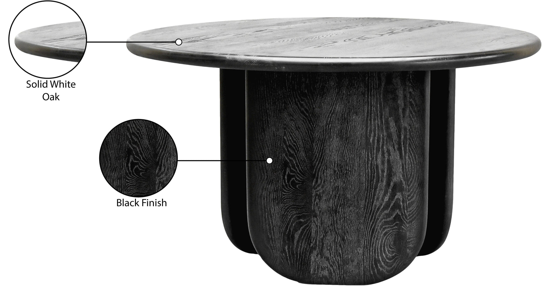 Benito Black Dining Table - Ella Furniture