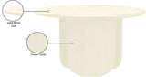 Benito Cream Dining Table - Ella Furniture