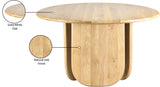 Benito Natural Dining Table - Ella Furniture