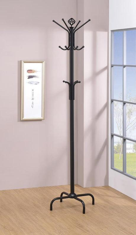 Bold Black Coat Rack 2019 - Ella Furniture