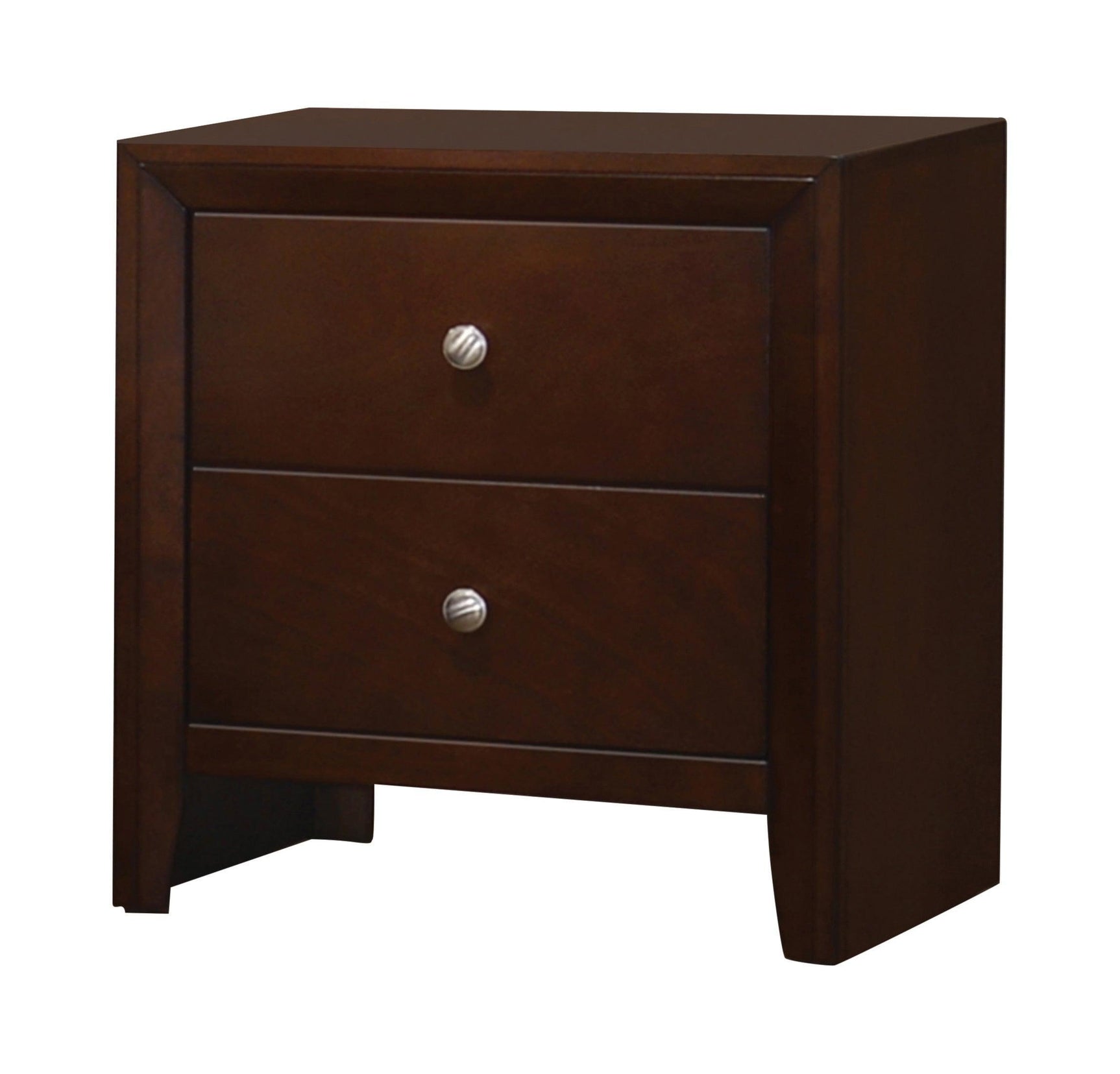 Serenity Rectangular 5-Drawer Chest Rich Merlot - Ella Furniture