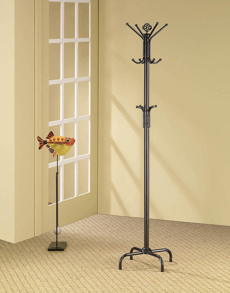Bold Black Coat Rack 2019 - Ella Furniture