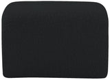 Odelia Black Boucle Fabric Bench - Ella Furniture