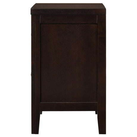 Carlton 2-Drawer Rectangular Nightstand Cappuccino - Ella Furniture