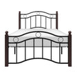 Averny Black Modern Contemporary Traditional Metal Twin Platform Bed - Ella Furniture
