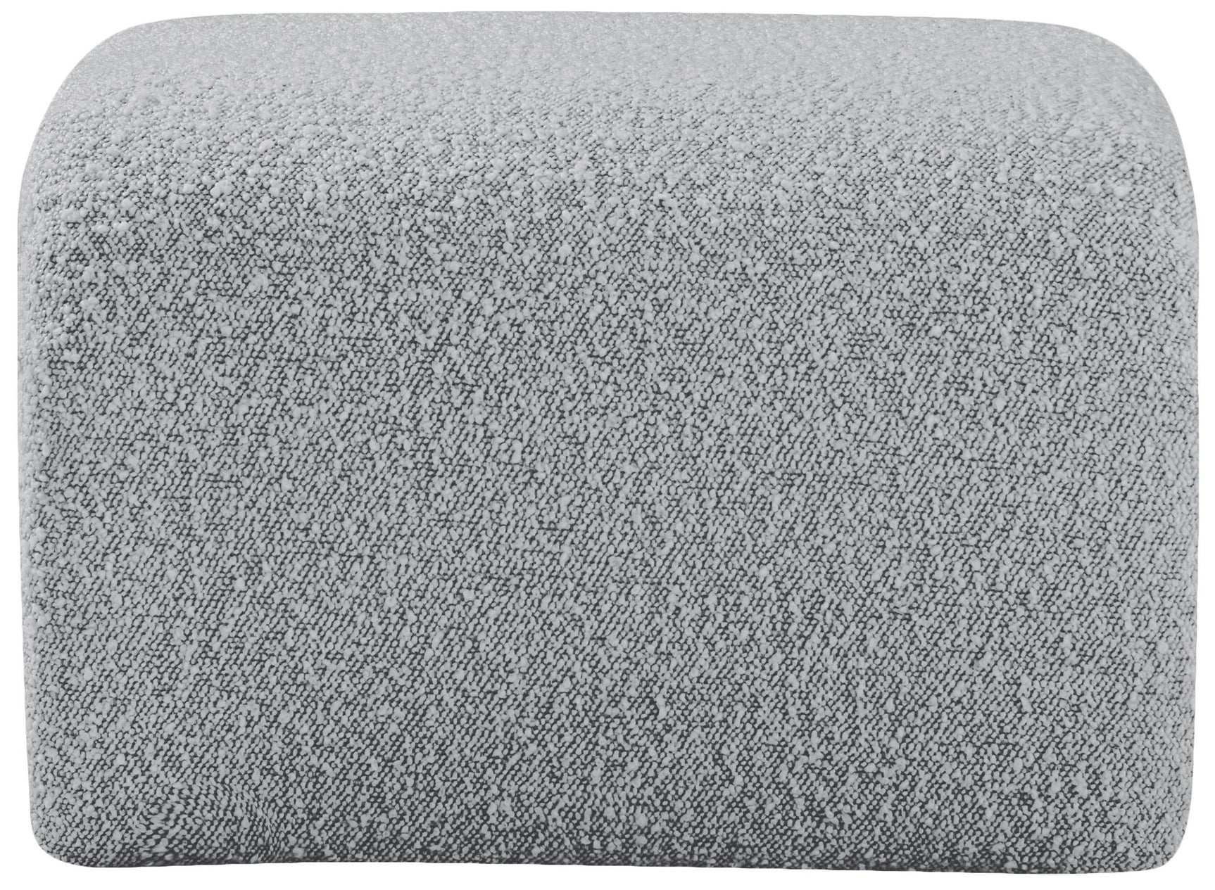 Odelia Grey Boucle Fabric Bench - Ella Furniture