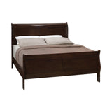 Louis Philippe 2-Drawer Nightstand Cappuccino - Ella Furniture
