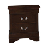 Louis Philippe 5-Drawer Chest With Silver Bails Cappuccino - Ella Furniture