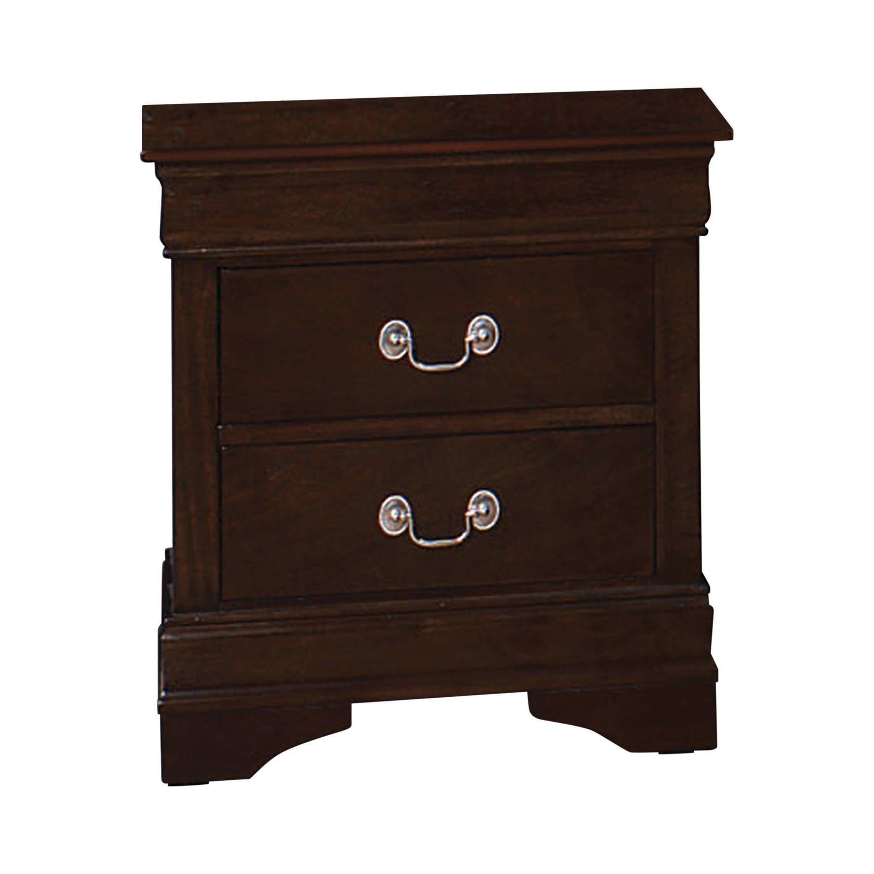 Louis Philippe 5-Drawer Chest With Silver Bails Cappuccino - Ella Furniture