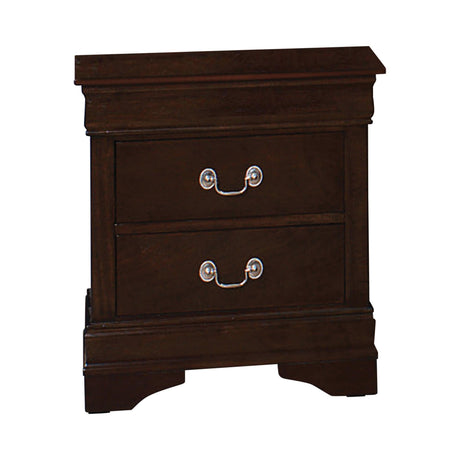Louis Philippe 5-Drawer Chest With Silver Bails Cappuccino - Ella Furniture
