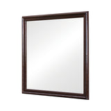 Louis Philippe Square Mirror Cappuccino - Ella Furniture