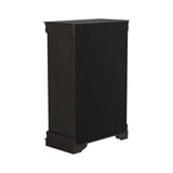 Louis Philippe 5-Drawer Chest With Silver Bails Cappuccino - Ella Furniture
