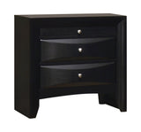 Briana Eastern King Platform Storage Bed Black - Ella Furniture