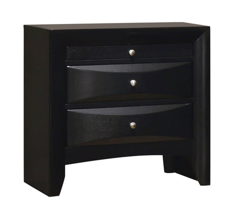 Briana Eastern King Platform Storage Bed Black - Ella Furniture