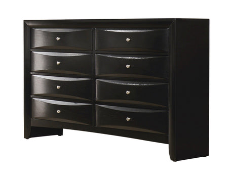 Briana Eastern King Platform Storage Bed Black - Ella Furniture