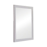 Jessica Rectangular Mirror White - Ella Furniture