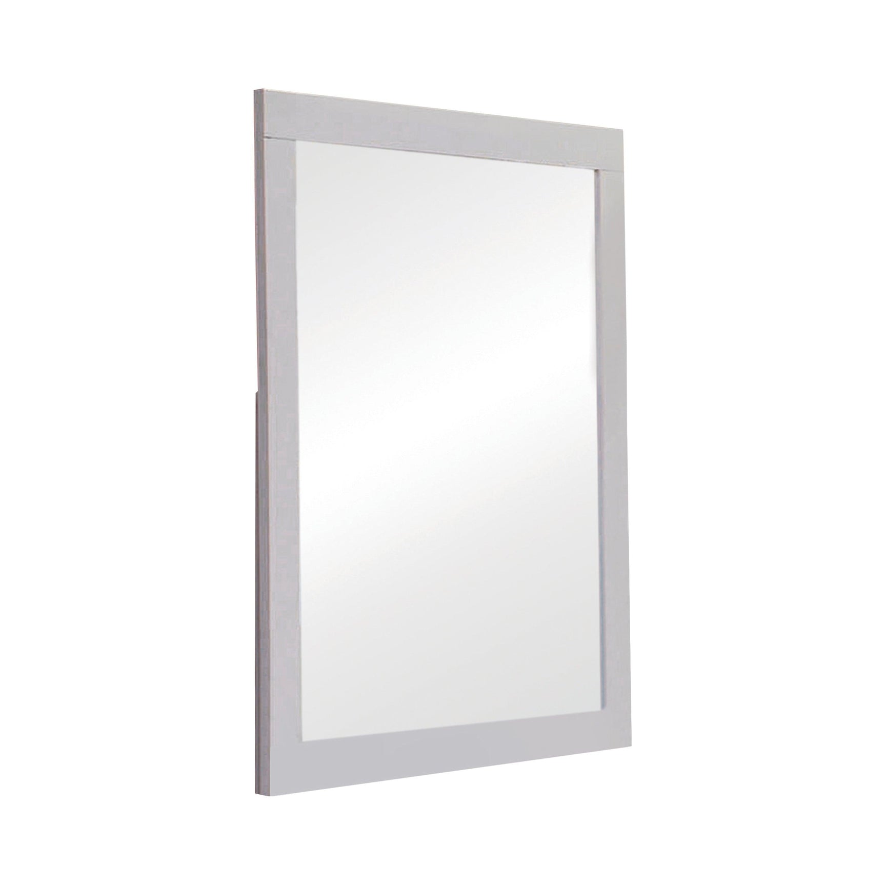 Jessica Rectangular Mirror White - Ella Furniture