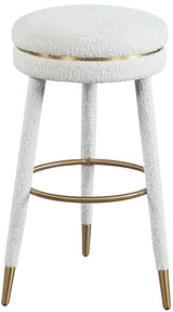 Coral Cream Boucle Fabric Bar Stool - Ella Furniture