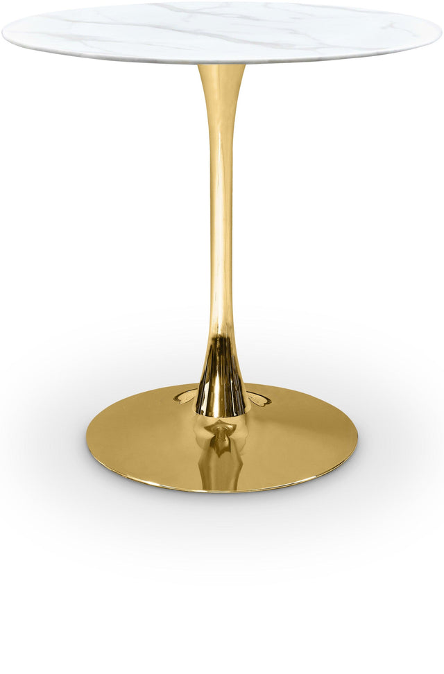 Tulip Gold 36" Counter Height Table - Ella Furniture