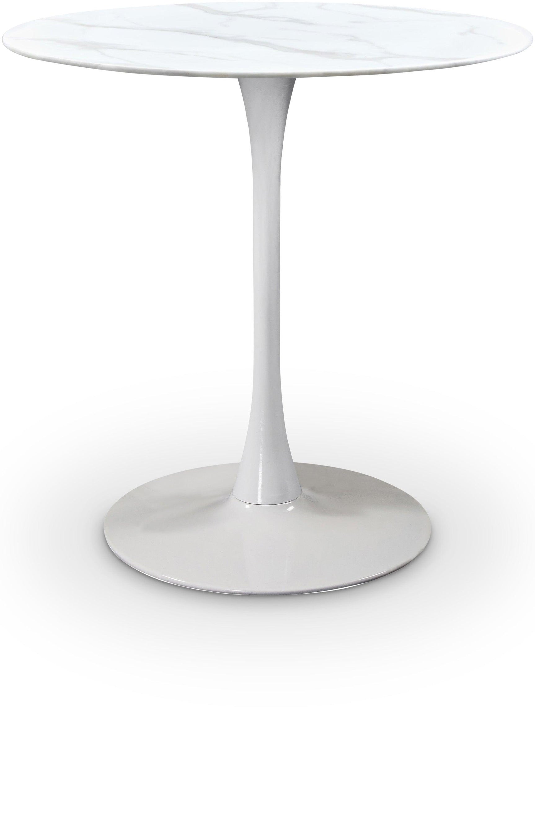 Tulip White 36" Counter Height Table - Ella Furniture
