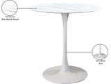 Tulip White 36" Counter Height Table - Ella Furniture