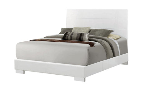 Felicity 5-Drawer Chest Glossy White - Ella Furniture