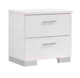 Felicity 6-Drawer Dresser Glossy White - Ella Furniture