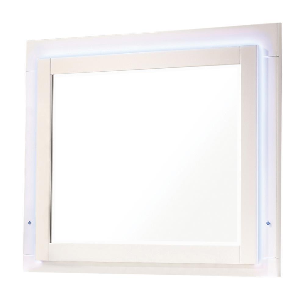 Felicity Neutral White LED Mirror - Ella Furniture