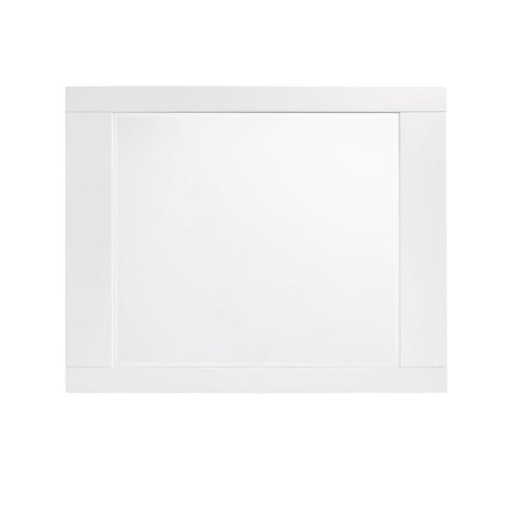 Felicity Rectangle Dresser Mirror Glossy White - Ella Furniture