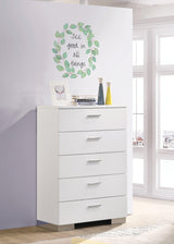 Felicity Rectangle Dresser Mirror Glossy White - Ella Furniture