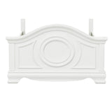 Lucida White Modern Contemporary Traditional Wood And Engineered Wood Twin Bed - Ella Furniture