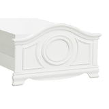 Lucida White Modern Contemporary Traditional Wood And Engineered Wood Twin Bed - Ella Furniture