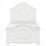 Lucida White Modern Contemporary Traditional Wood And Engineered Wood Twin Bed - Ella Furniture