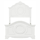 Lucida White Modern Contemporary Traditional Wood And Engineered Wood Twin Bed - Ella Furniture