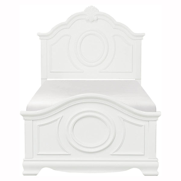 Lucida White Modern Contemporary Traditional Wood And Engineered Wood Full Bed - Ella Furniture