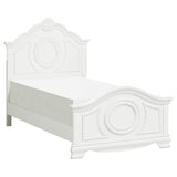 Lucida White Modern Contemporary Traditional Wood And Engineered Wood Twin Bed - Ella Furniture