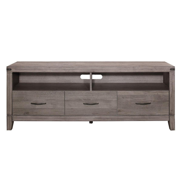 Woodrow Brownish Gray Modern Contemporary Industrial Premium Melamine Board Tv Console - Ella Furniture