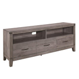 Woodrow Brownish Gray Modern Contemporary Industrial Premium Melamine Board Tv Console - Ella Furniture