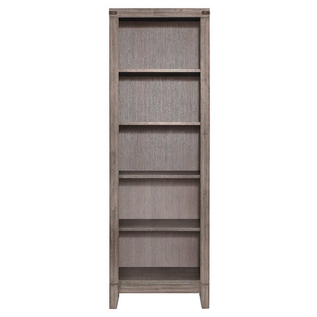 Woodrow Brownish Gray Modern Contemporary Solid Wood Premium Melamine Laminate Board Side Pier - Ella Furniture