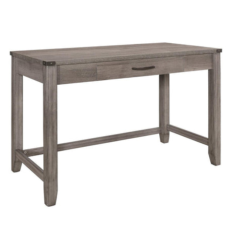 Woodrow Browninsh Gray Finish Modern Sleek Premium Melamine Laminate Board Writing Desk - Ella Furniture