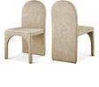 Summer Beige Velvet Dining Side Chair - Ella Furniture
