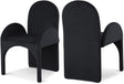 Summer Black Velvet Dining Arm Chair - Ella Furniture
