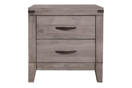 Woodrow Black Melamine Board Engineered Wood Faux Leather Upholstered Youth Panel Bedroom Set - Ella Furniture