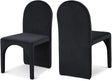 Summer Black Velvet Dining Side Chair - Ella Furniture