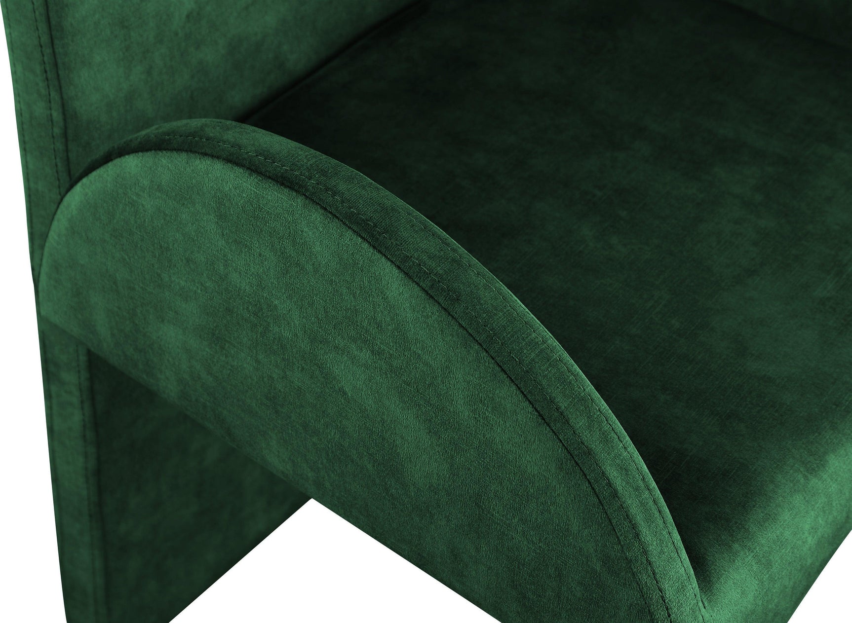Summer Green Velvet Dining Arm Chair - Ella Furniture